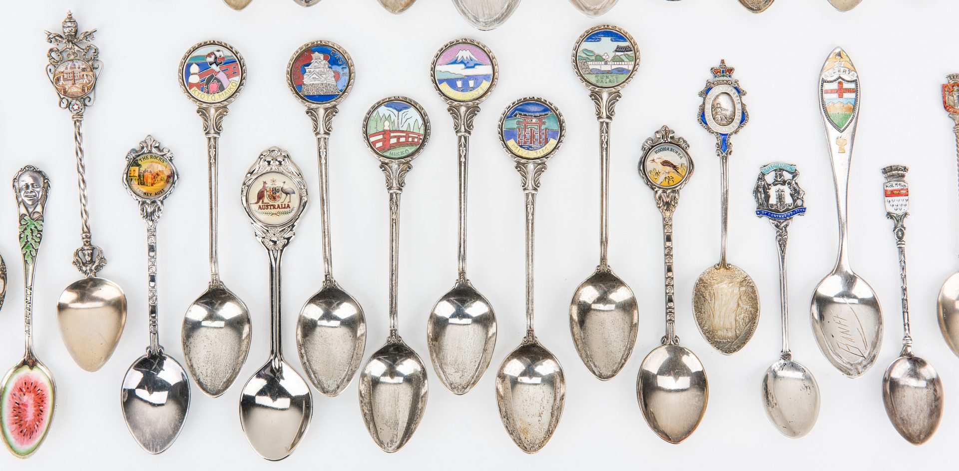 Lot 645: Collection Souvenir Spoons incl. Black Americana