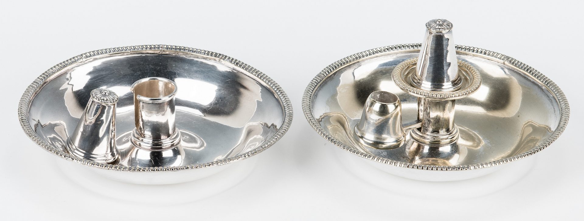 Lot 664: 2 Sterling & 5 Silverplate Items, incl. Christofle