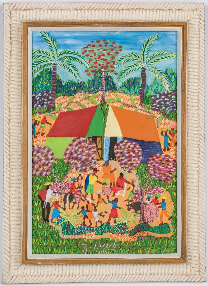 Lot 666: Georges Auguste, Haitian painting