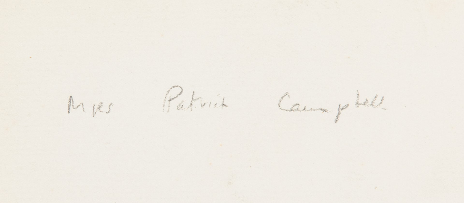 Lot 709: J.M. Barrie – Mrs. Patrick Campbell Letter Archive