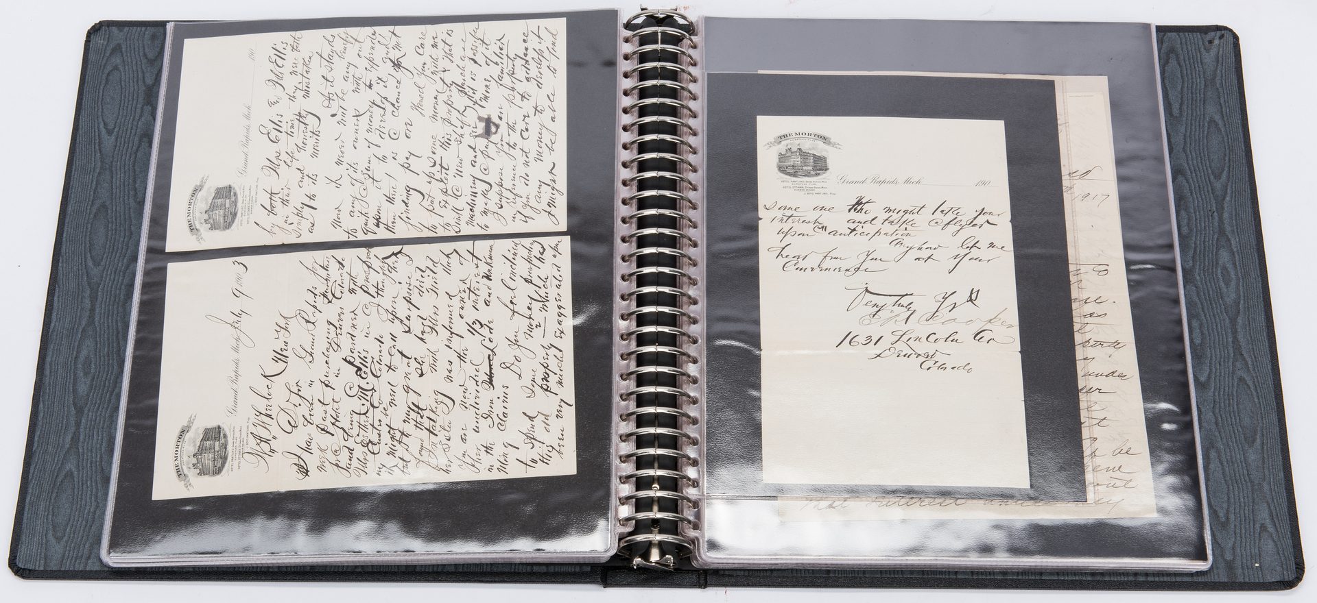 Lot 710: Buchanan-Wheelock Archive incl. FDR signed letter, mining, Titanic interest