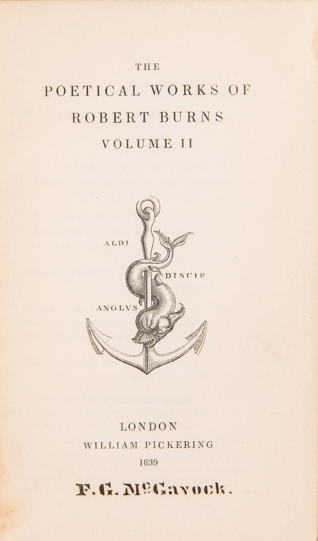 Lot 718: 9 Decorative Books incl. Burns, Shelley, Moore