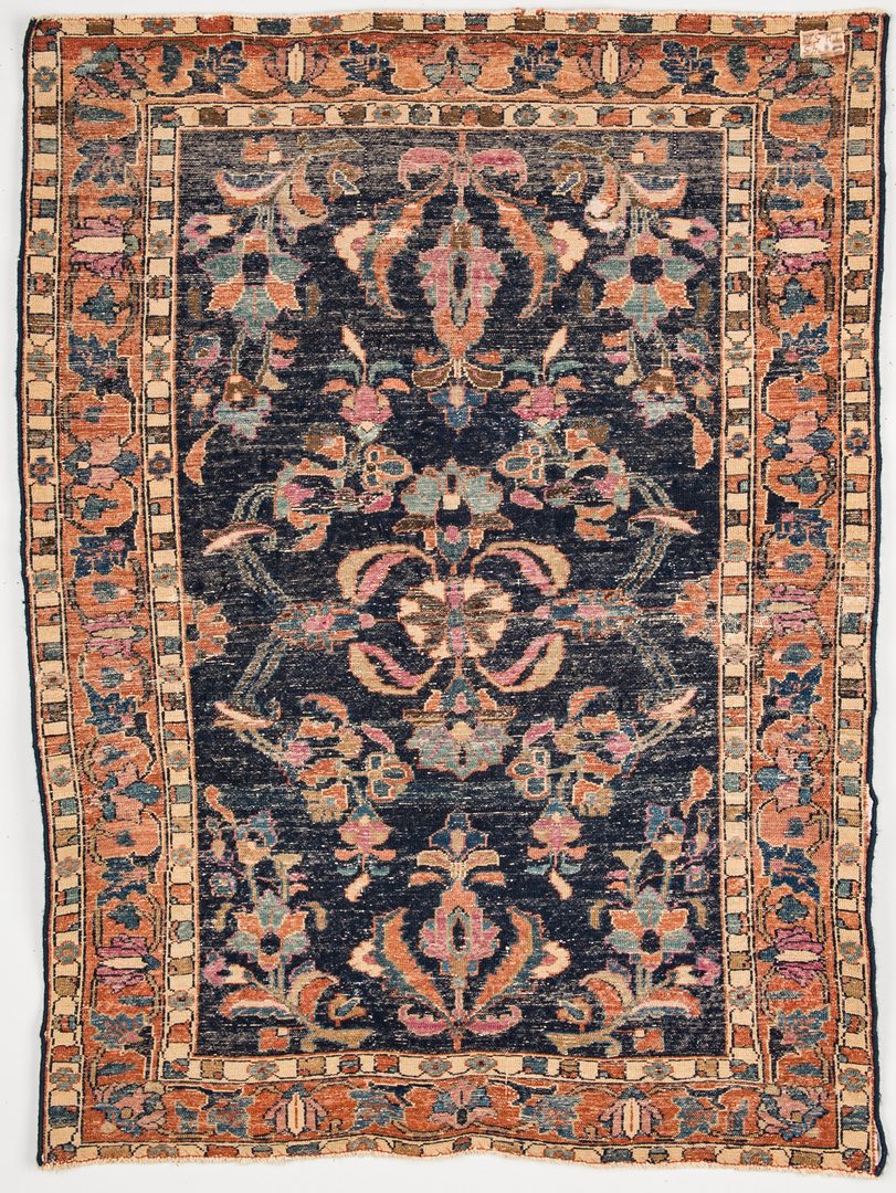 Lot 745: Antique Persian Sarouk Rug, 4'6" x 3'5"