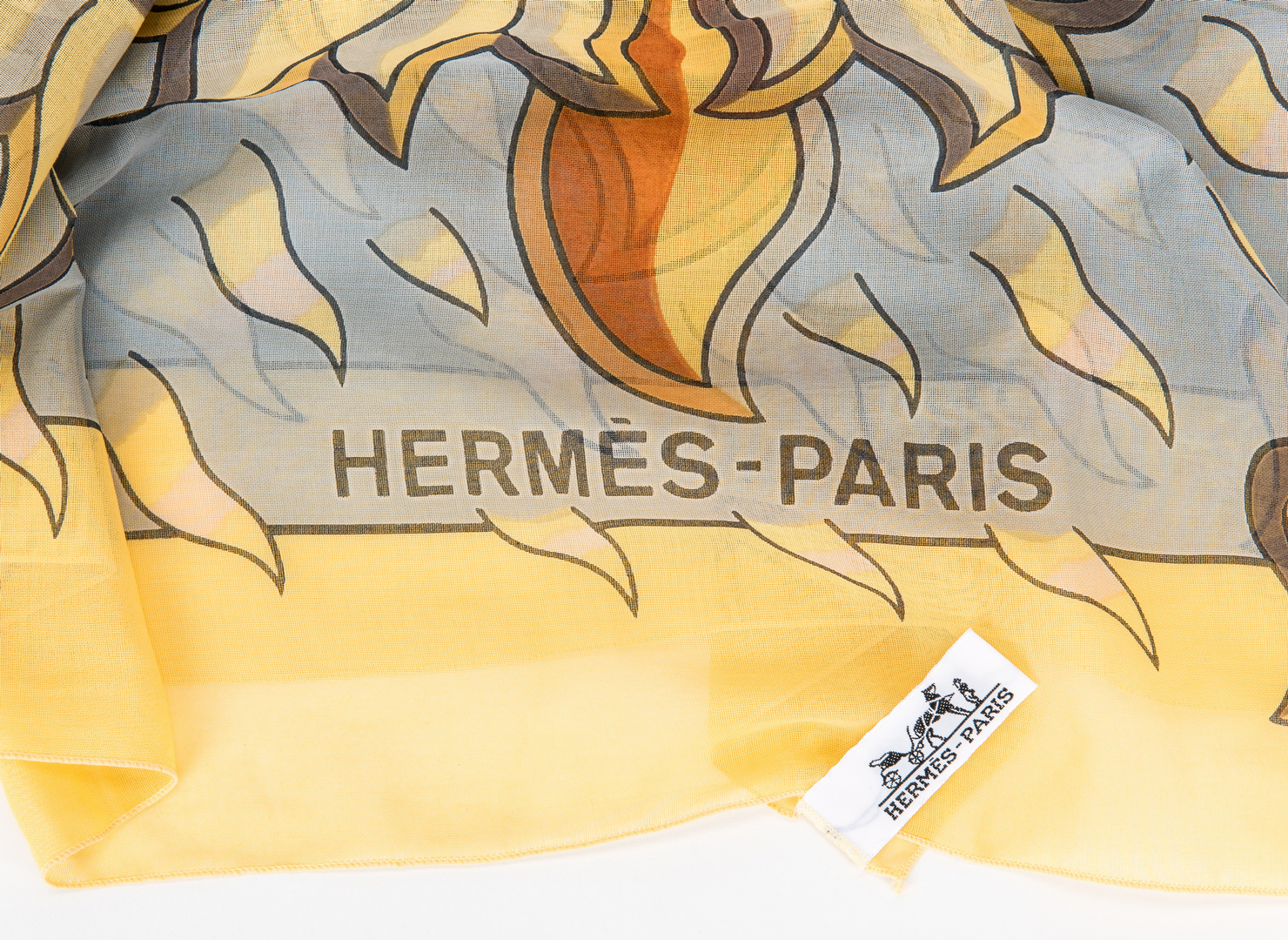 Lot 749: 3 Hermes Scarves/Pocket Squares | Case Auctions