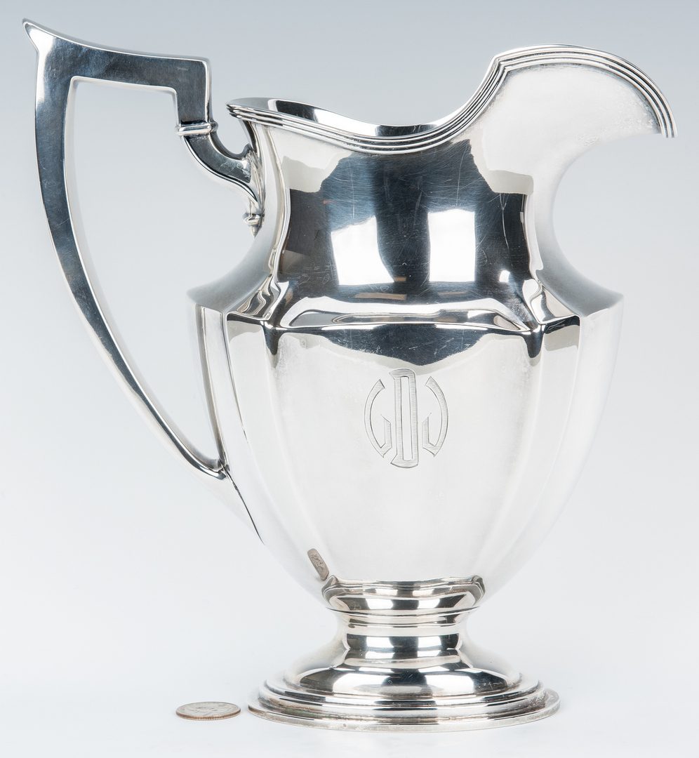 Lot 765: Gorham Plymouth Sterling Silver Water Pitcher