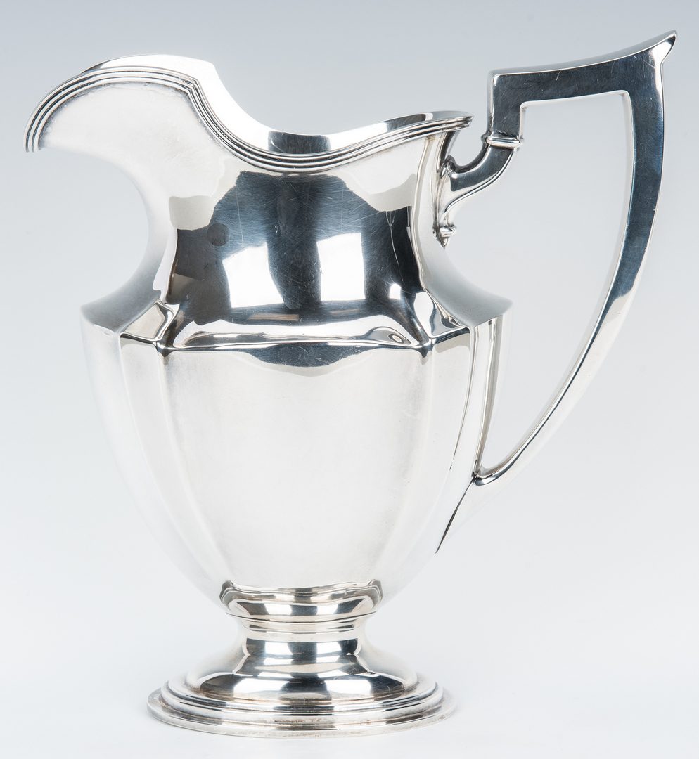Lot 765: Gorham Plymouth Sterling Silver Water Pitcher