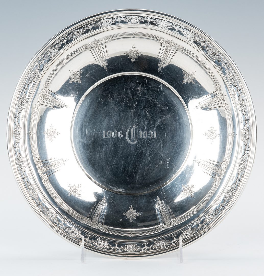 Lot 766: Towle Sterling Centerpiece Bowl + Wallace Bowl