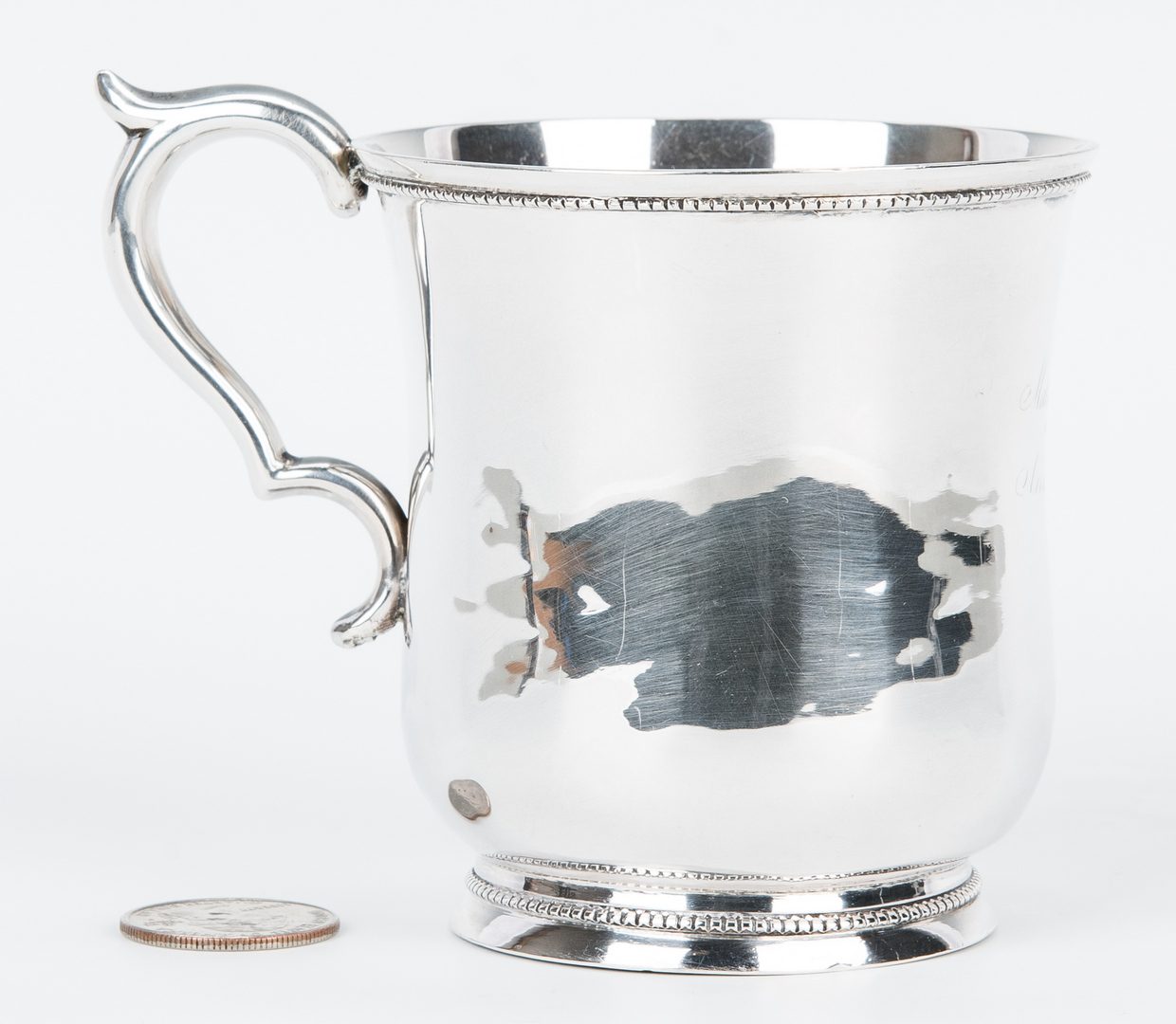 Lot 82: Hyde & Goodrich New Orleans Coin Silver Mug