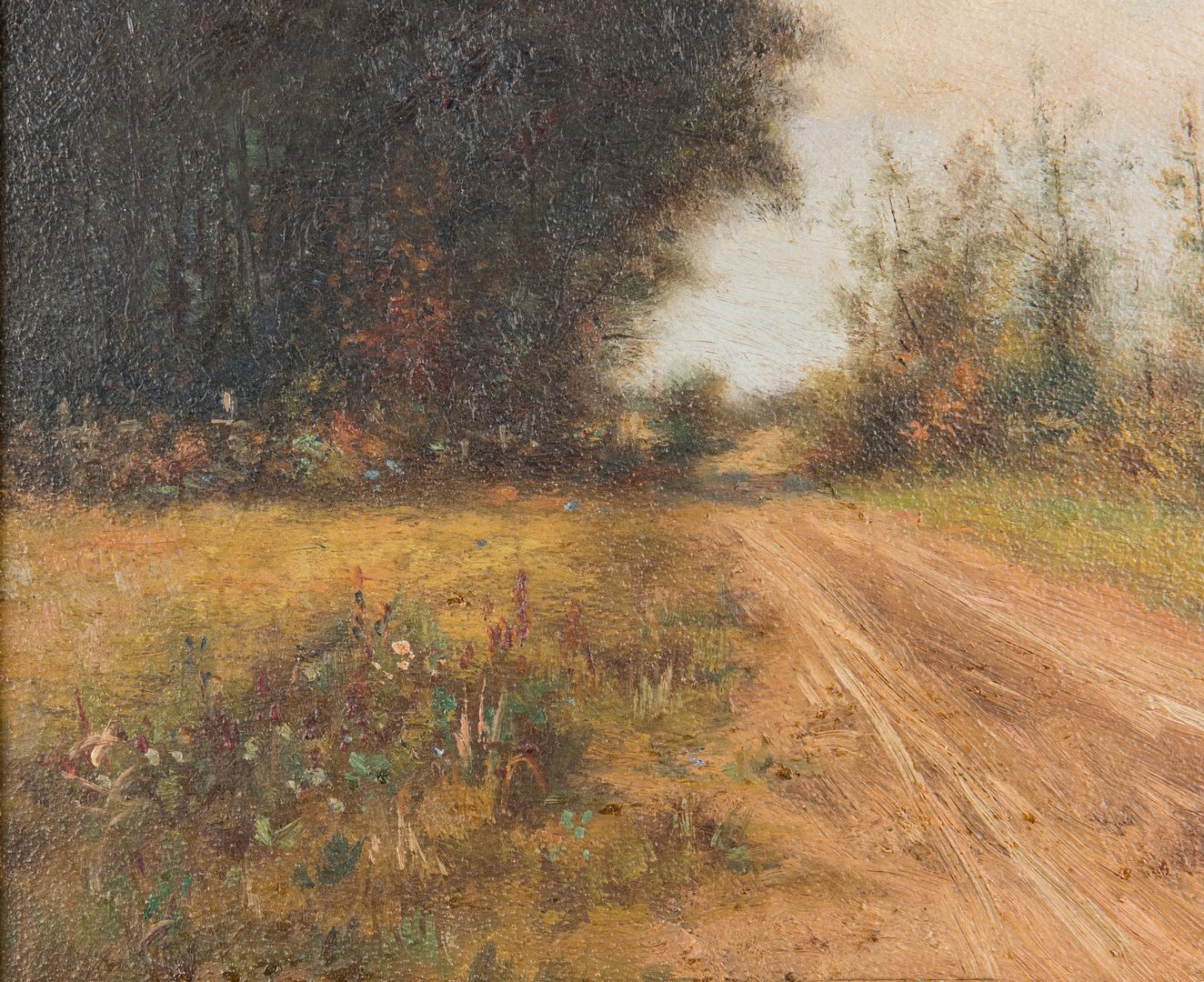 Lot 95: Burr H. Nicholls O/B, Country Road Landscape