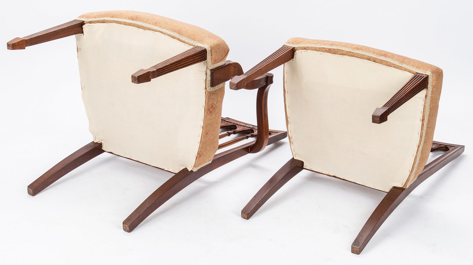 Lot 111: 2 American Federal Square-Back Chairs