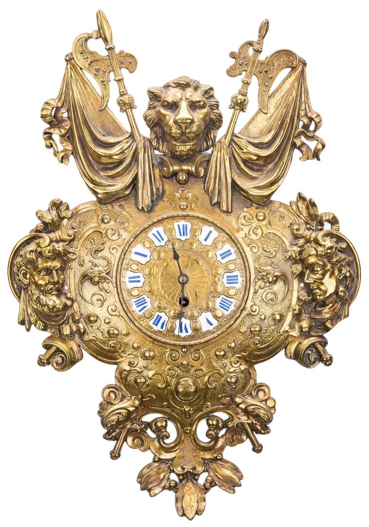 Lot 154: Gustav Becker German Ormolu Wall Clock