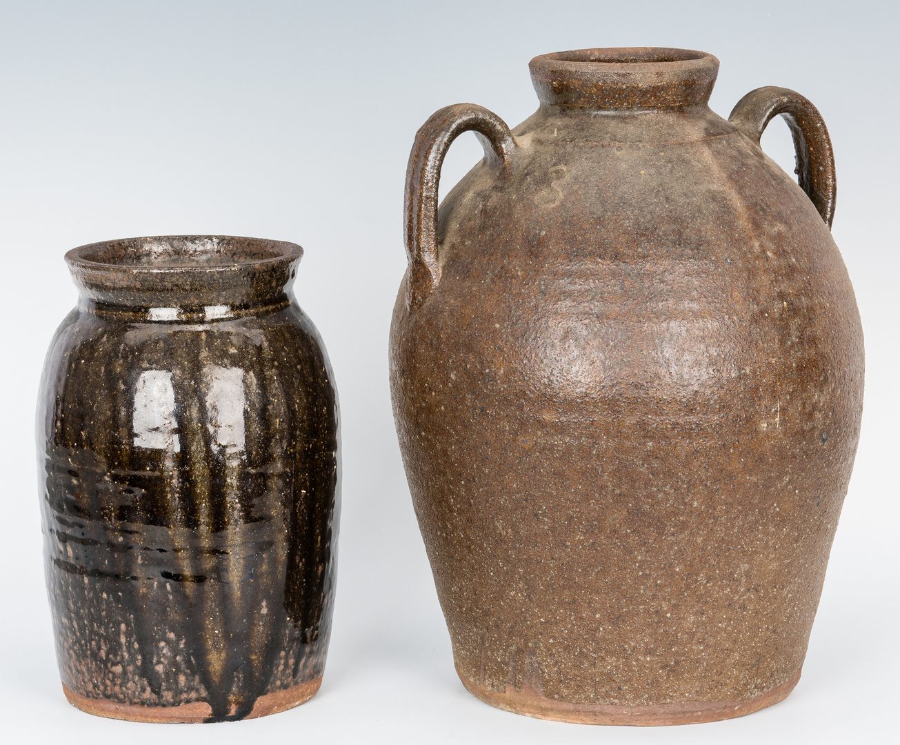 Lot 189: 4 NC Stoneware Pottery Items