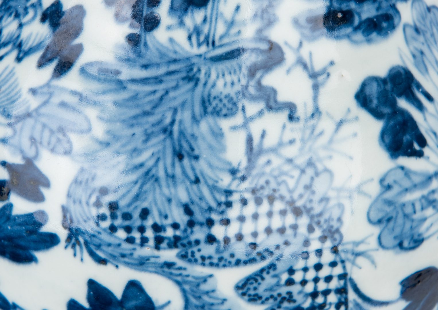 Lot 203: Asian Blue & White Porcelain Vase