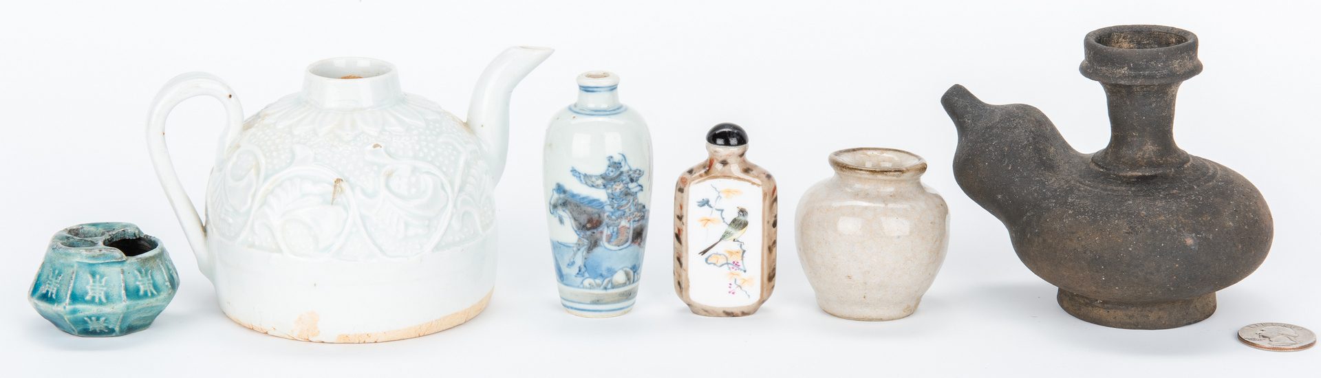Lot 204: 6 Assorted Asian Ceramic Items