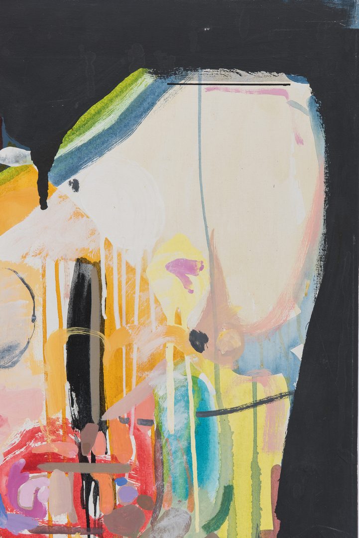 Lot 251: John Stuart Ingle O/C Contemporary Abstract
