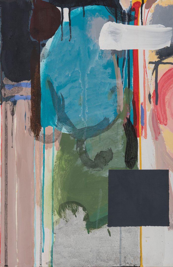 Lot 251: John Stuart Ingle O/C Contemporary Abstract