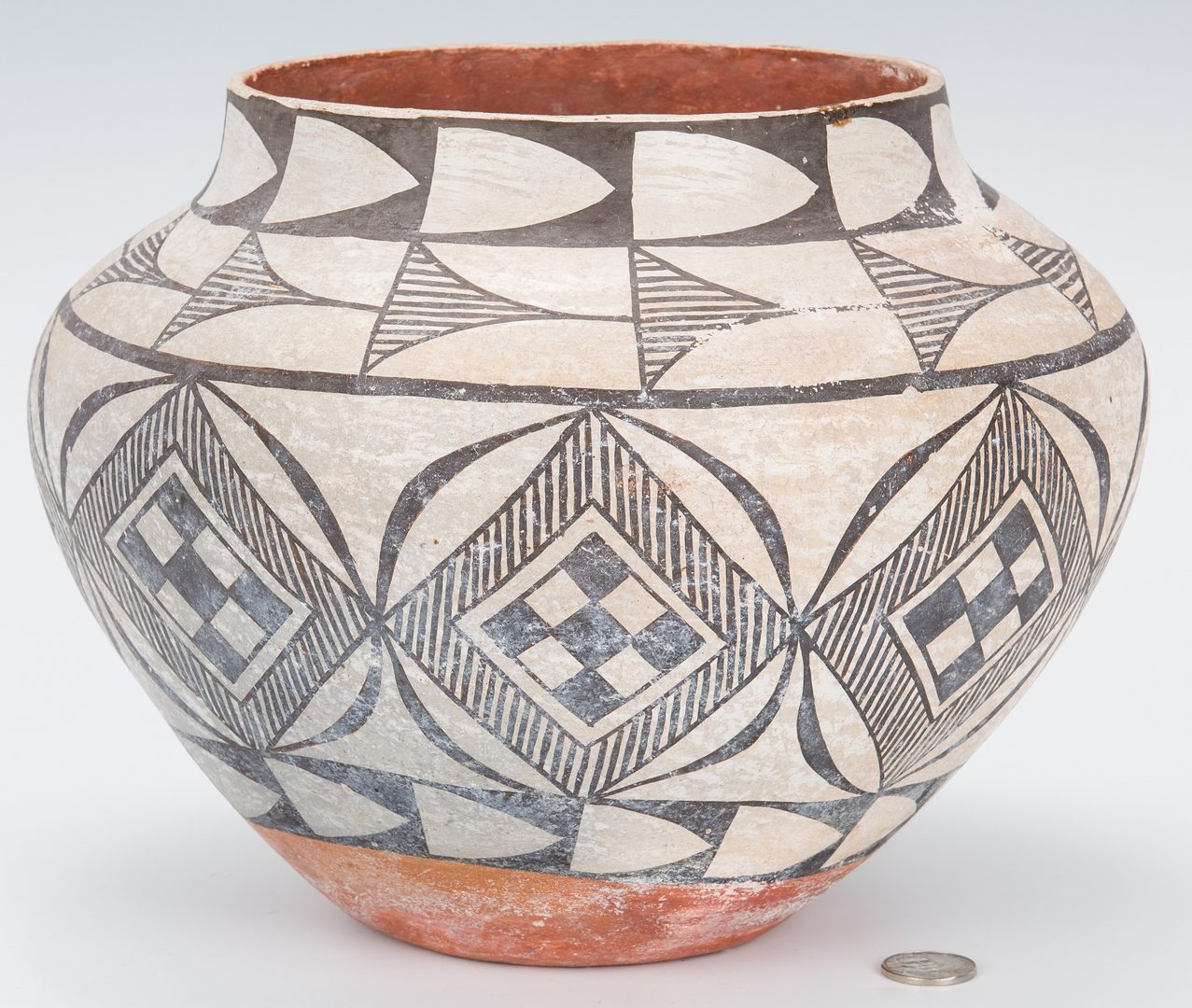 Lot 272: 2 Native American Pottery Jars, incl. Lucy F. Rodela