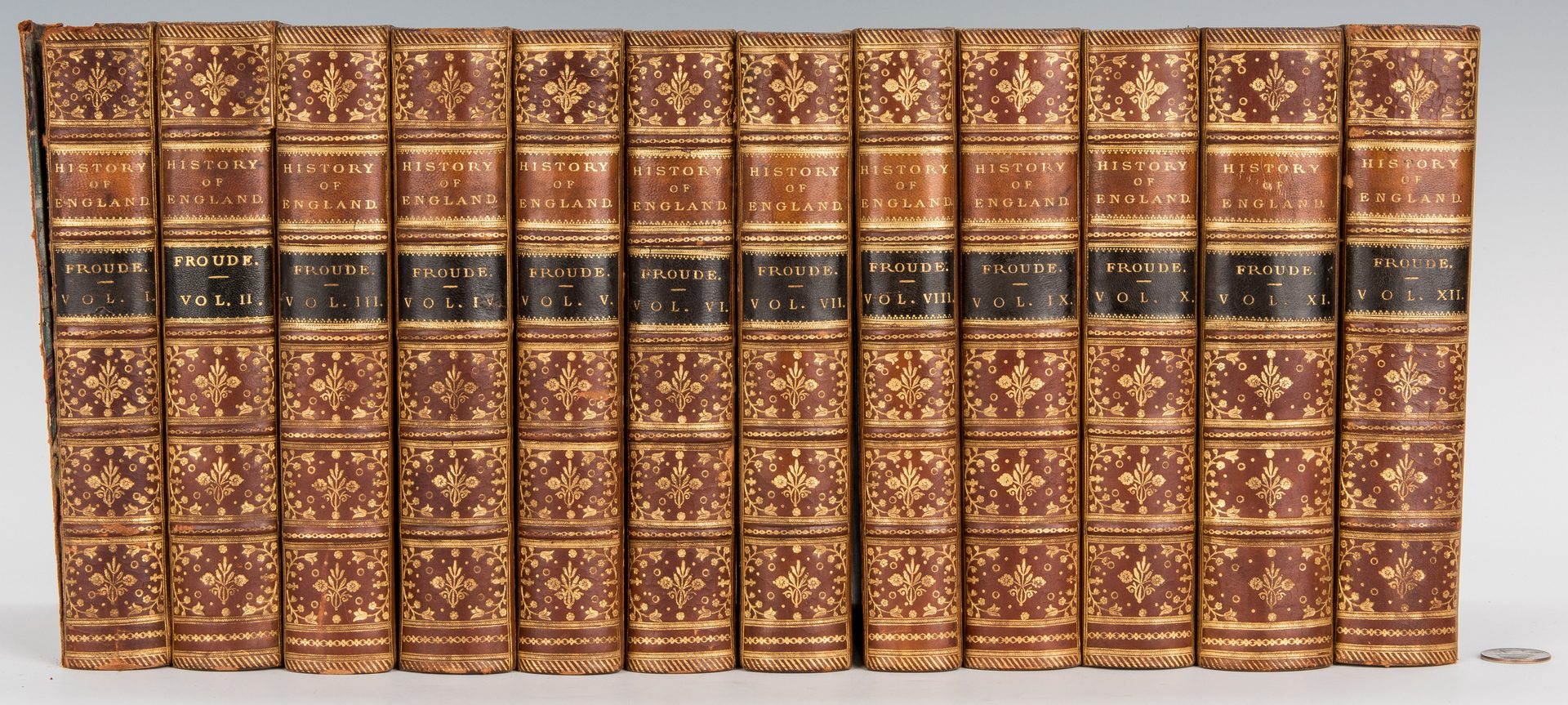 Lot 286: Froude's History of England, 12 Vols., 1870