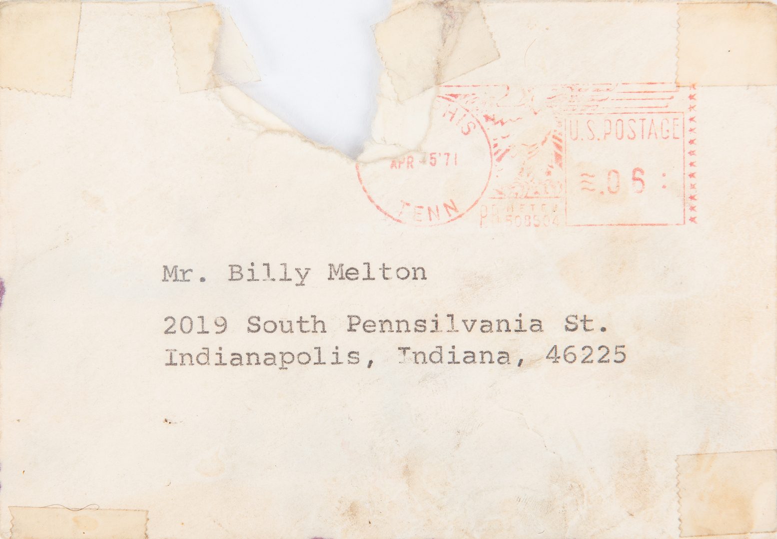Lot 319: Elvis Presley Cut Signature w/ Envelope
