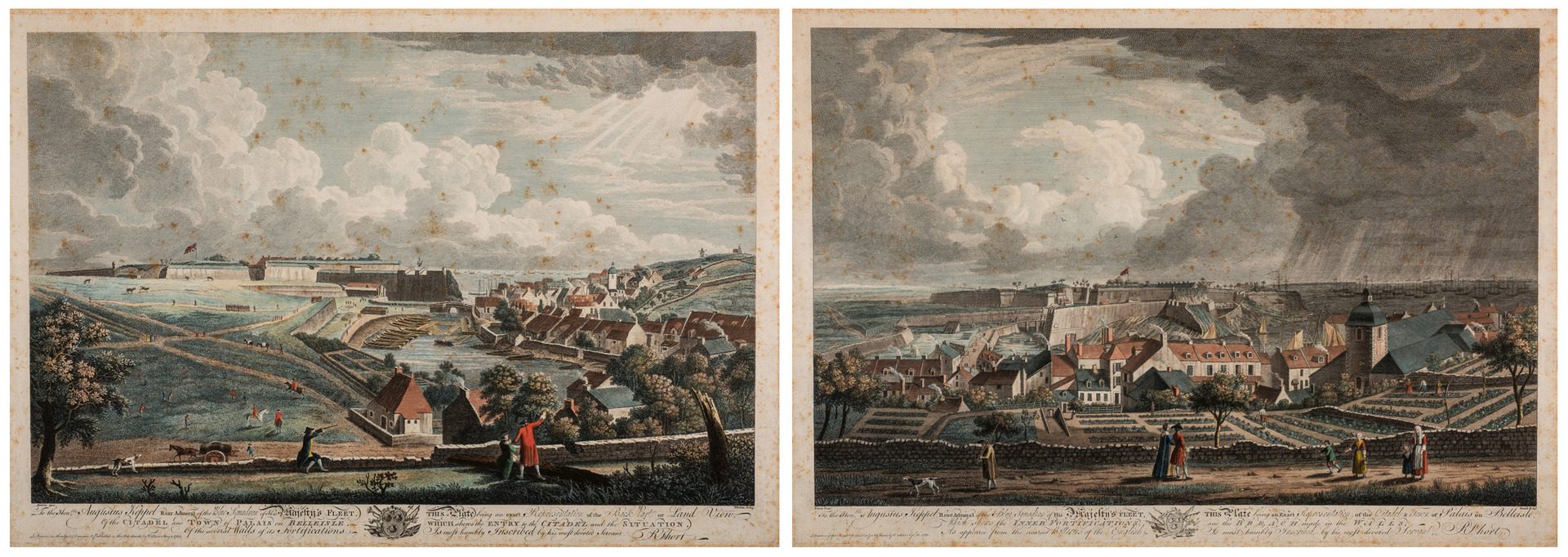 Lot 350: 2 Admiral A. Keppel Maritime Prints