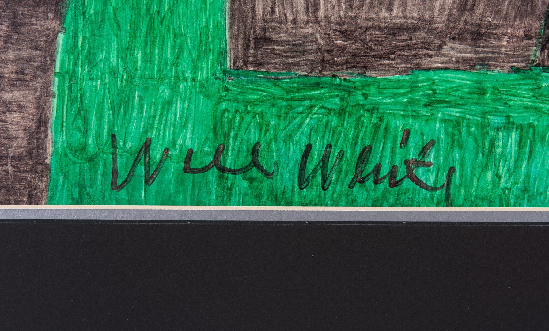 Lot 359: Willie White, Untitled Outsider Art