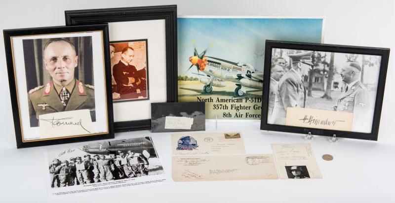 Lot 391: 20th C. Military Autograph Collection