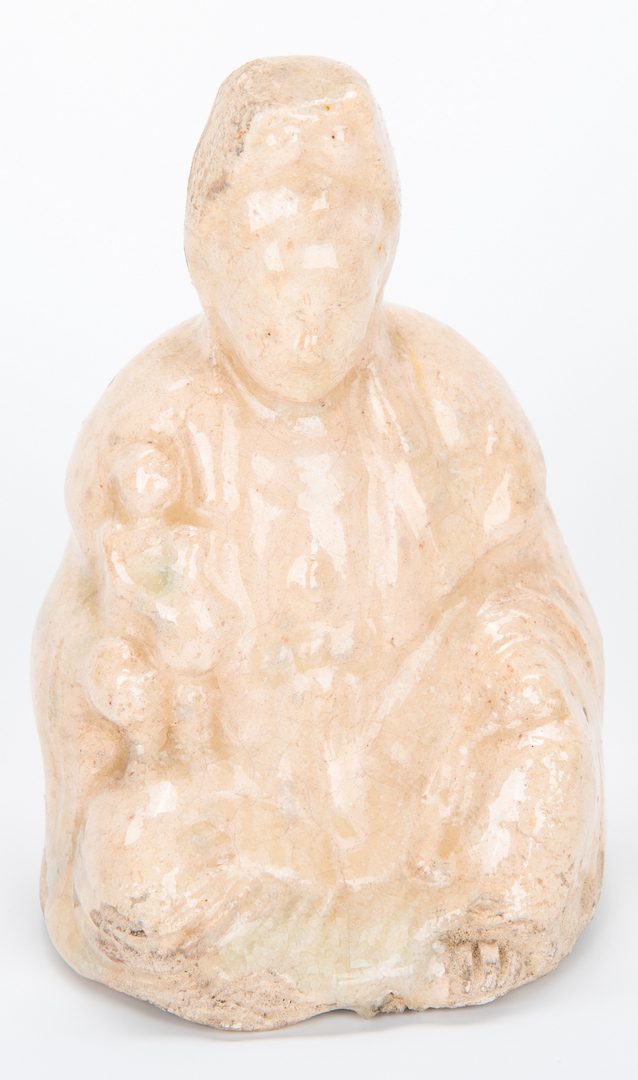 Lot 4: Chinese Carved Jade Figural Brush Rest