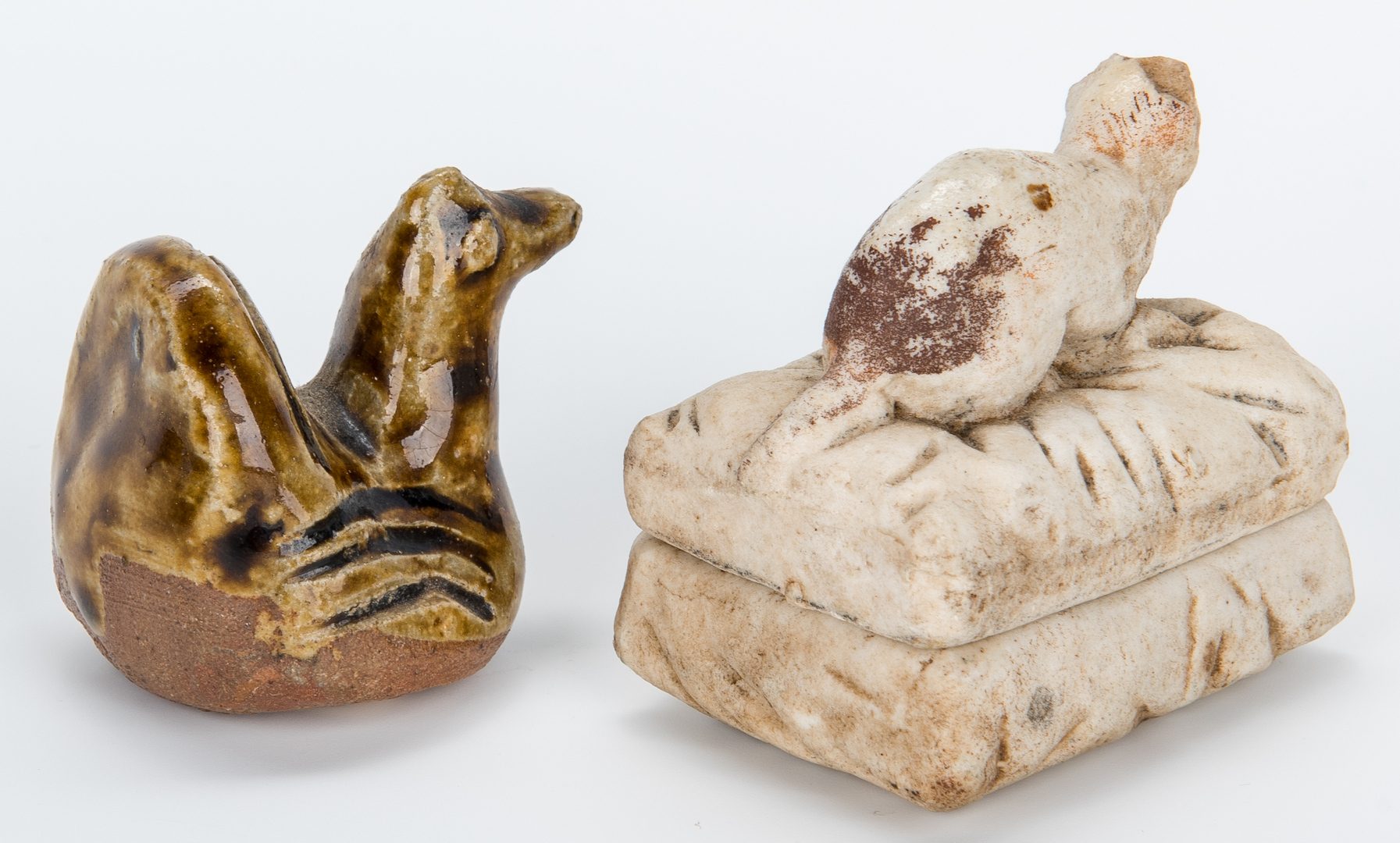 Lot 4: 10 Chinese Items incl. Figural, poss. Song Dynasty
