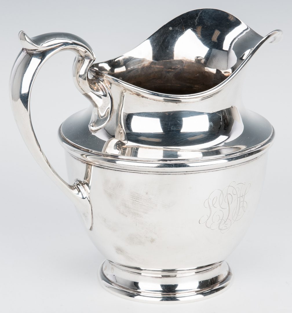Lot 63: 12 Sterling Items Incl. Durgin Co. Water Pitcher