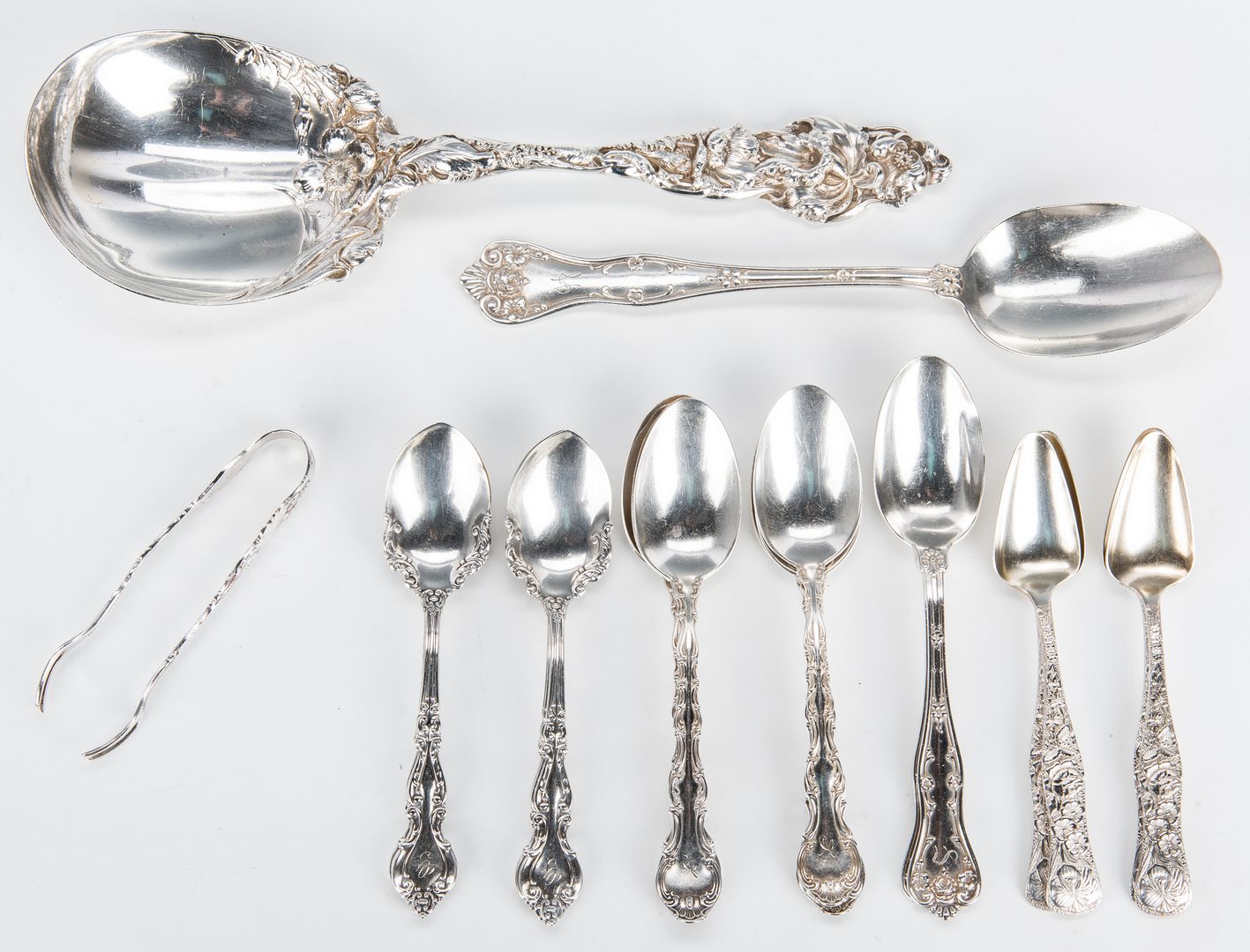 Lot 69: Assorted Flatware, 16 Sterling, 5 S/P