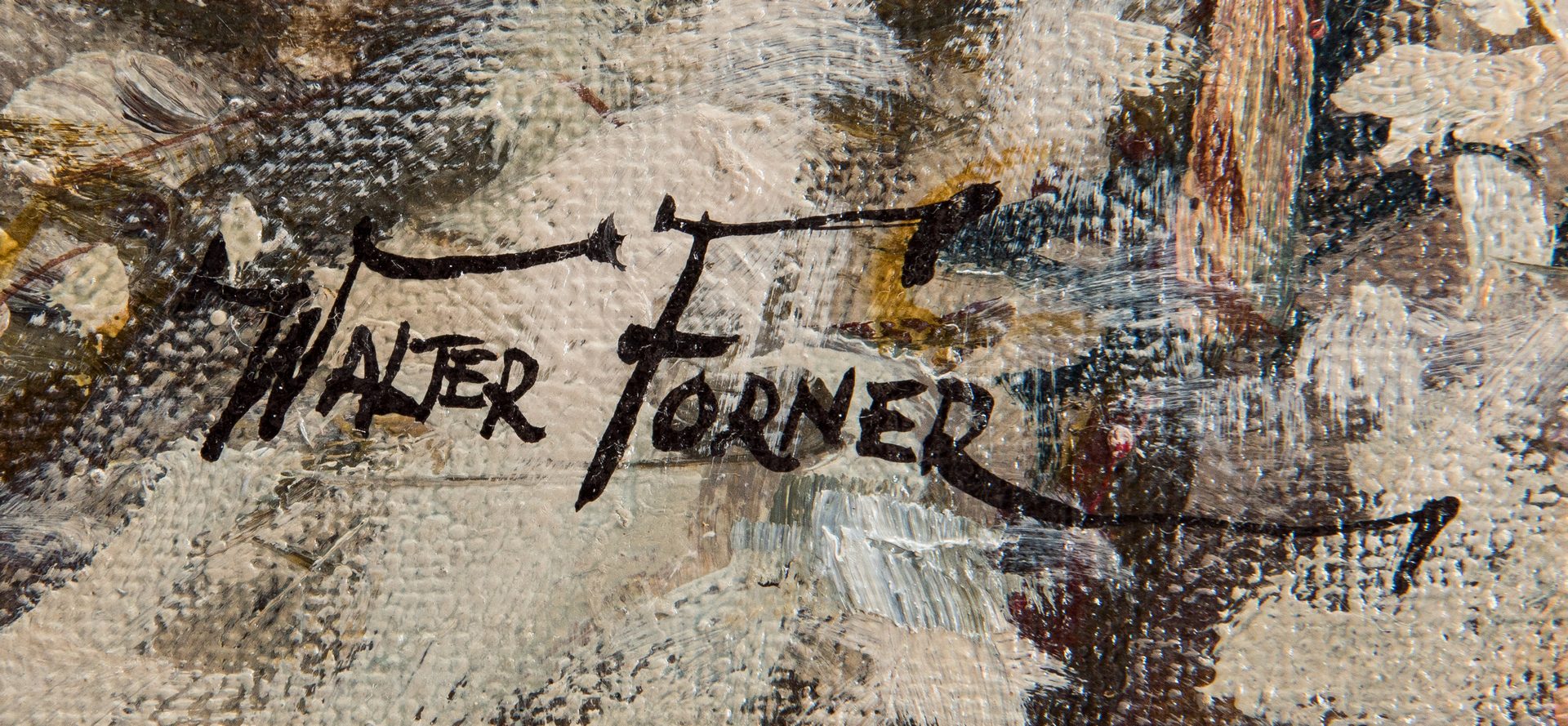 Lot 83: Walter Forner O/C Painting, Parisian Winter Street Scene
