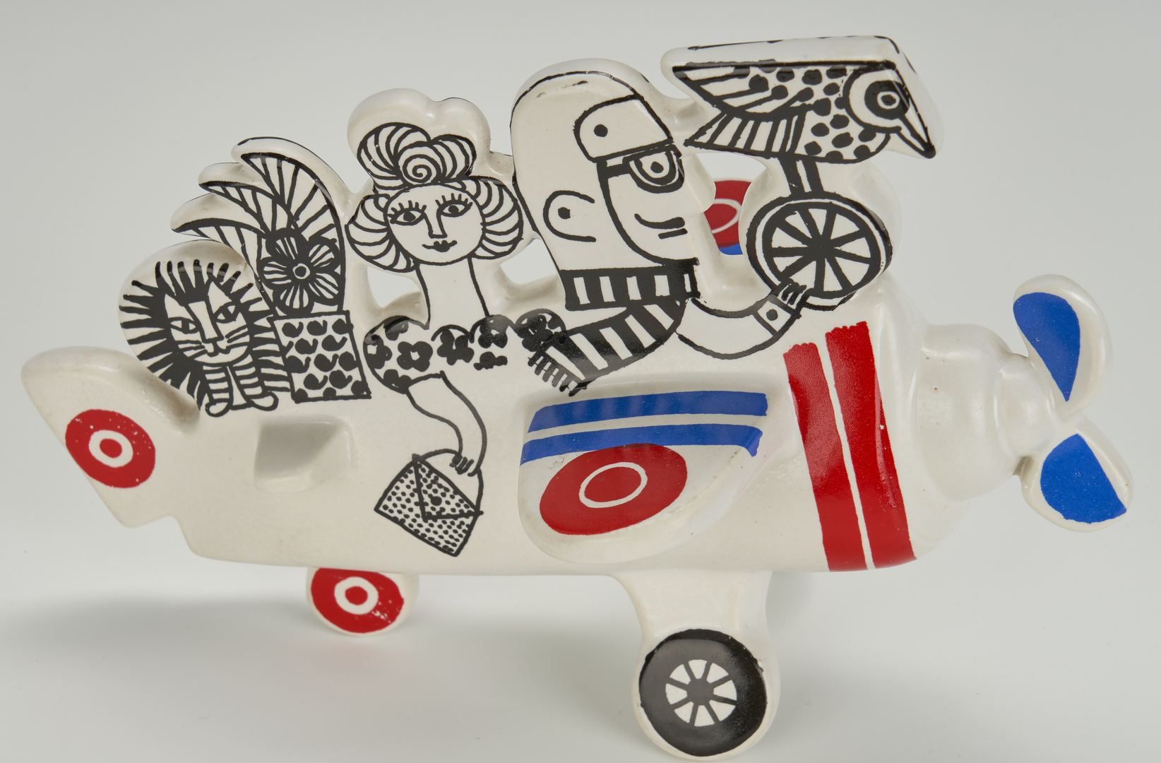 Lot 1000: Lisa Larson Mid-Century Ceramic Airplane