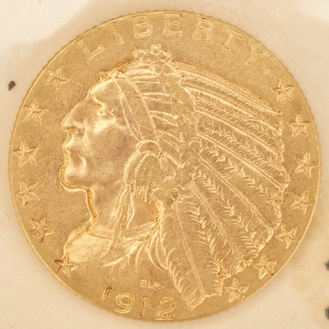 Lot 1004: 2 U.S. $5 Gold Coins