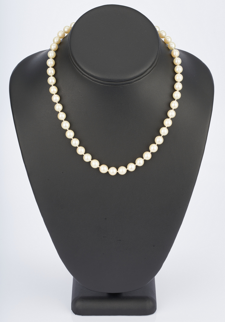 Lot 1023: Assorted Group 14K Pearl Jewelry Items