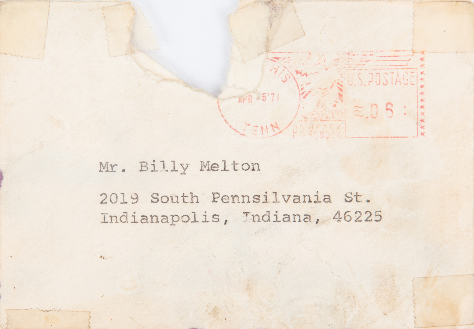Lot 1052: Elvis Presley Cut Signature w/ Envelope