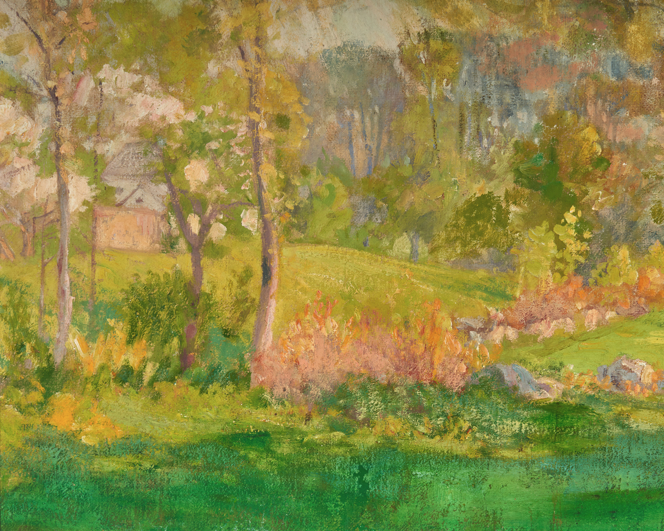 Lot 108: Hamilton Hamilton O/C Painting, Impressionist Landscape
