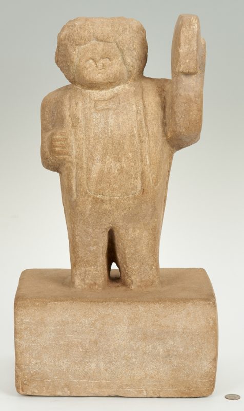 Lot 126: William Edmondson Sculpture, The Preacher