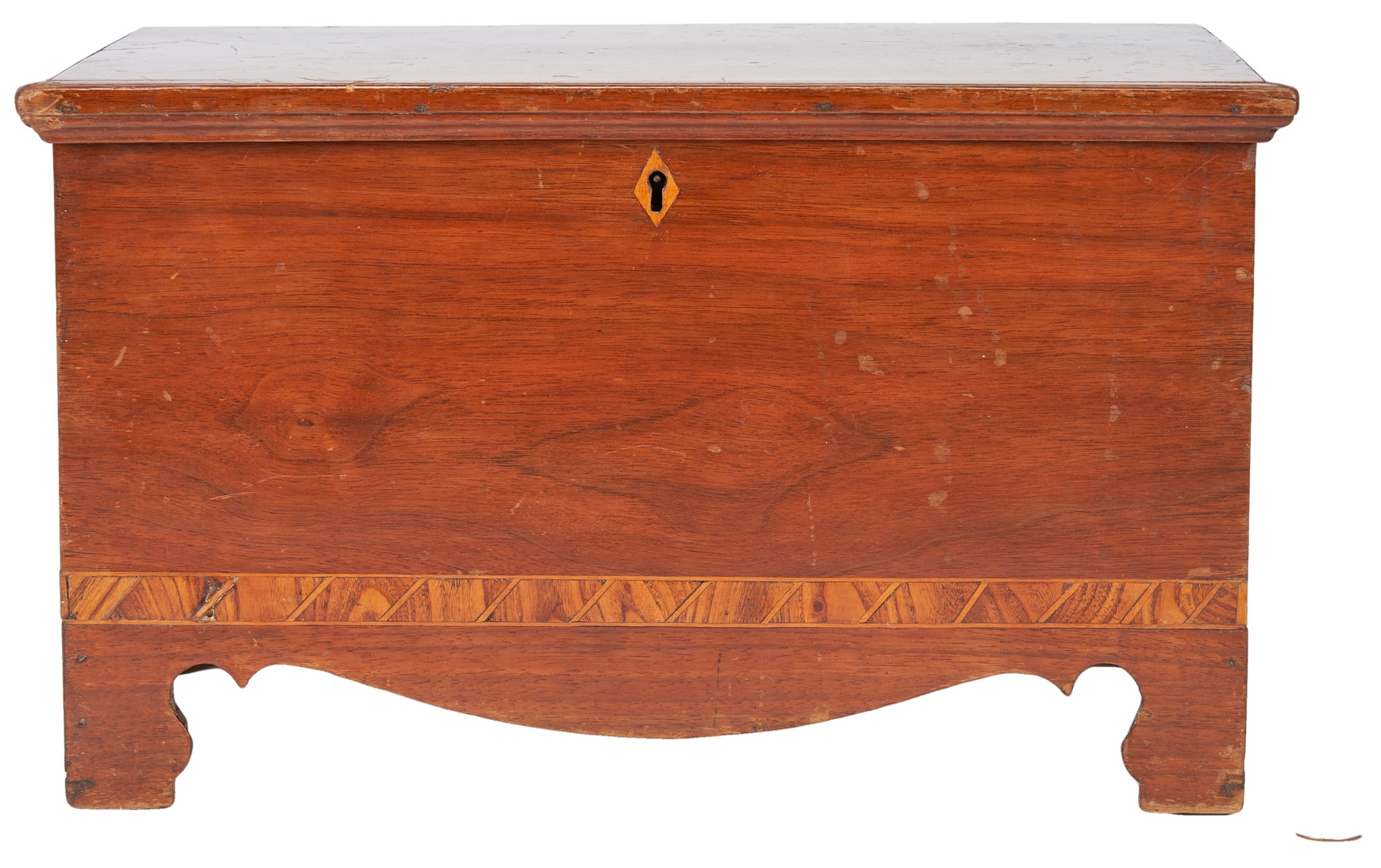 Lot 145: Miniature Southern Inlaid Blanket Chest