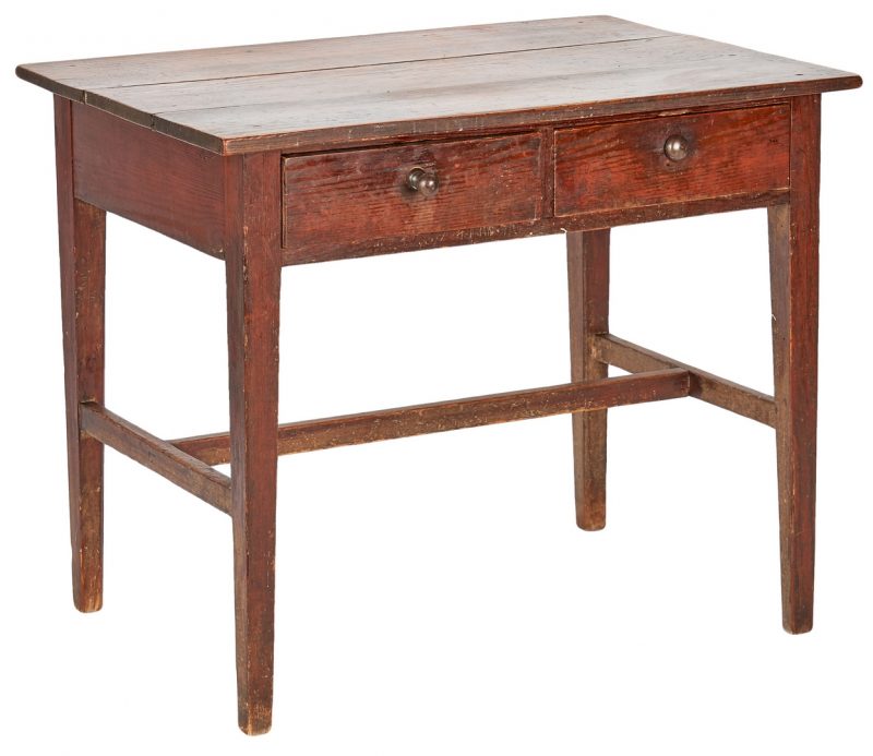 Lot 150: Southern Yellow Pine 2-Drawer Work Table