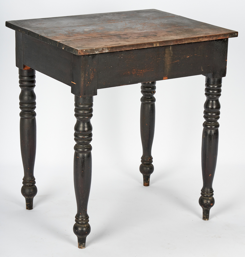 Lot 157: Middle TN Cherry Work Table, Original Surface