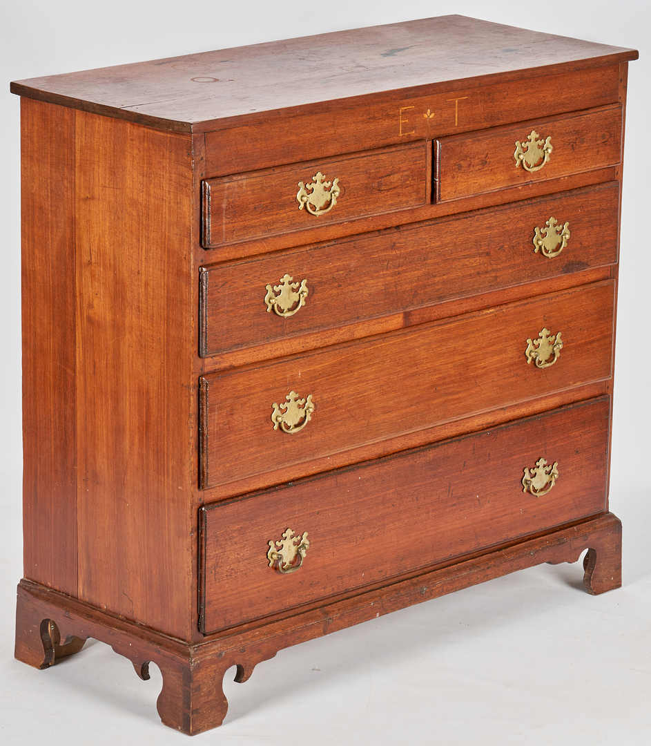 Lot 163: Southern Inlaid Chest of Drawers