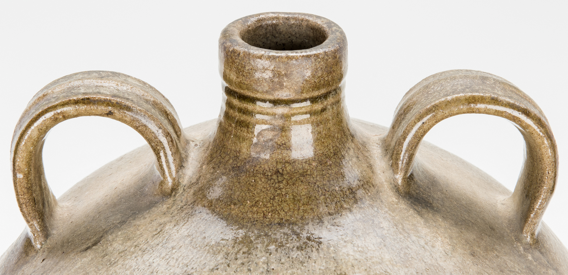 Lot 176: Rare NC Daniel Seagle 2-Handled Pottery Jug, Eight Gallons