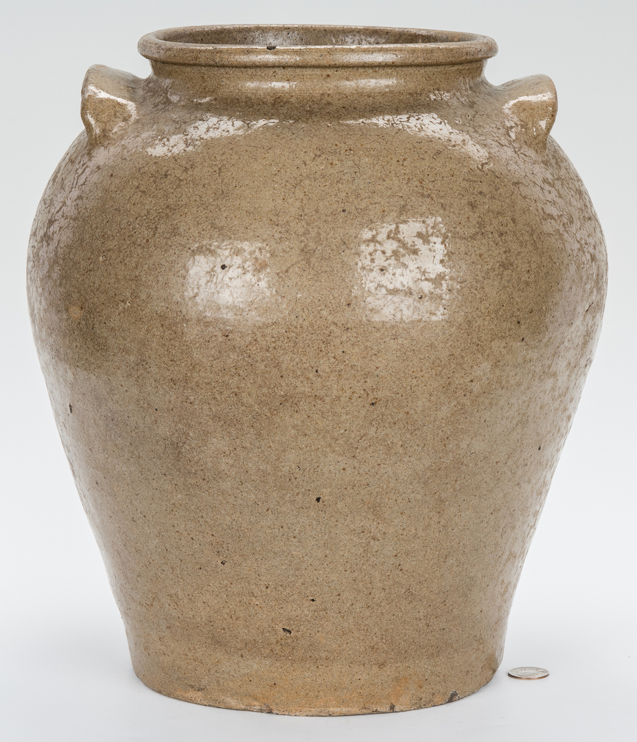 Lot 190: Edgefield South Carolina Slave Made Pottery Jar