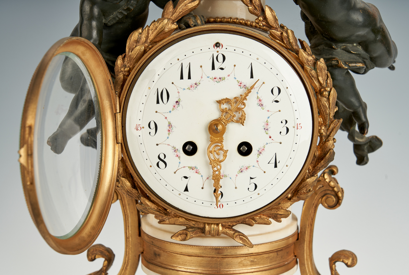 Lot 202: 3 Pc. French Neo-Classical Clock Set