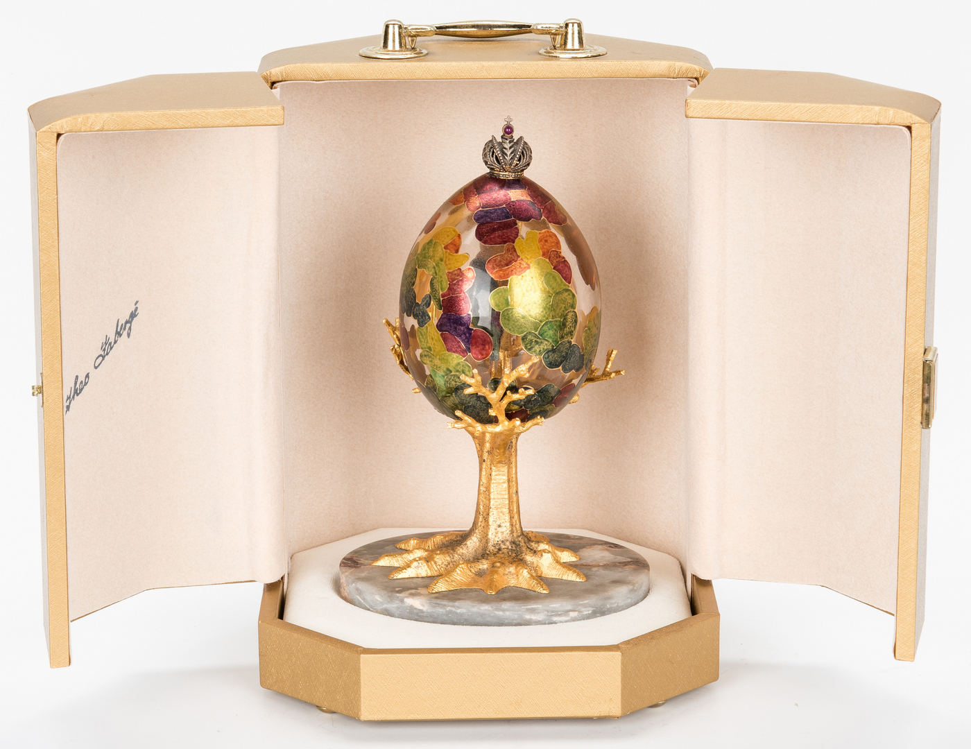 Lot 209: 1992 Theo Faberge Tropical Egg, 2 pcs.