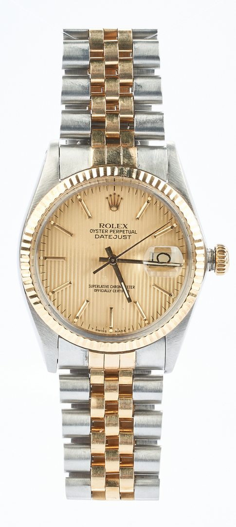 Lot 22: Mens Rolex Oyster Perpetual Datejust Wristwatch