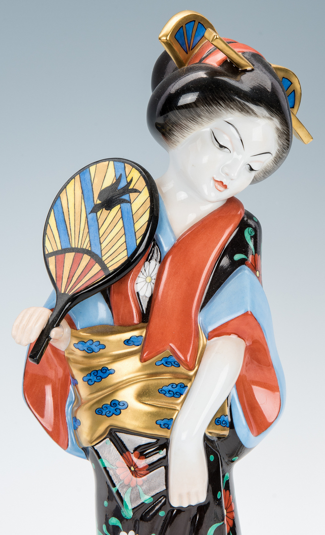 Lot 262: 9 Herend Porcelain Items, incl. Asian Figurals
