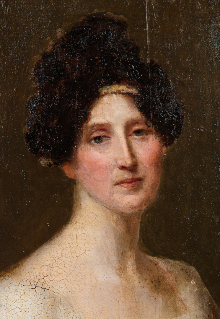 Lot 304: Regency Era O/B, Portrait of a Woman