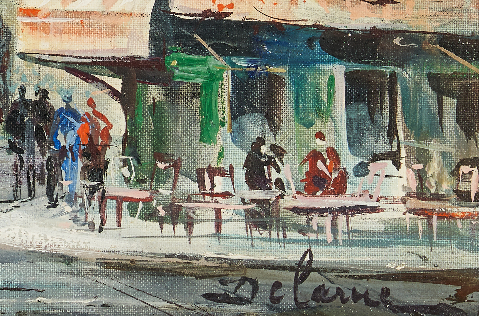 Lot 309: Lucien Delarue O/C, Place des Vosges, Paris