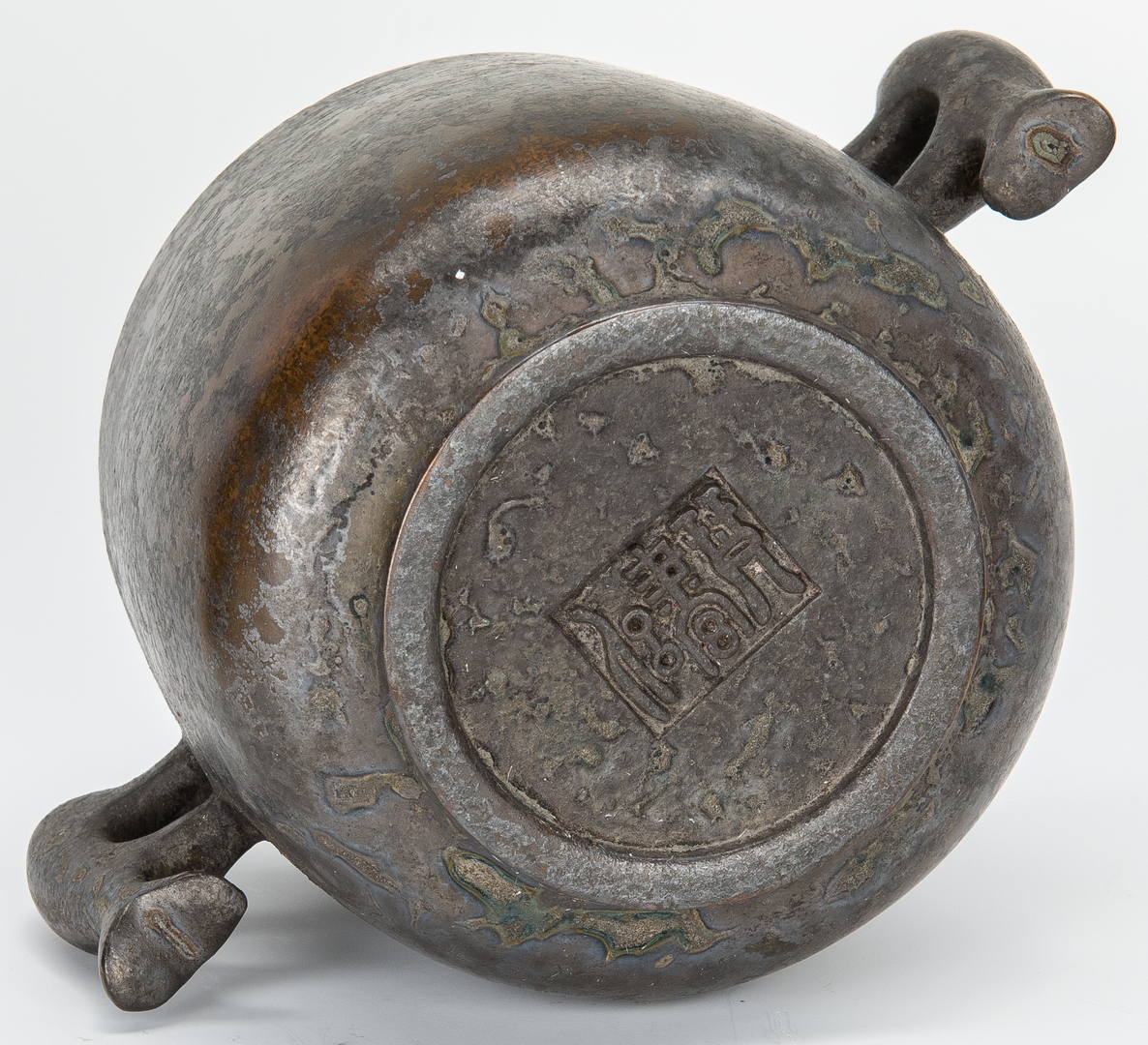 Lot 317: 2 Chinese Bronze Archaic Form Censers